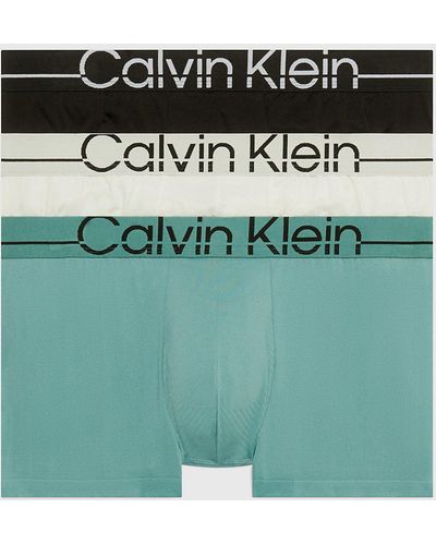 Calvin Klein Lot de 3 boxers taille basse - Pro Fit - Vert