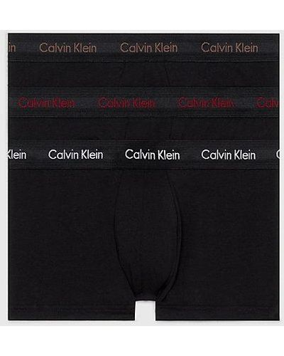 Calvin Klein 3-pack Heupboxers - Cotton Stretch - Zwart