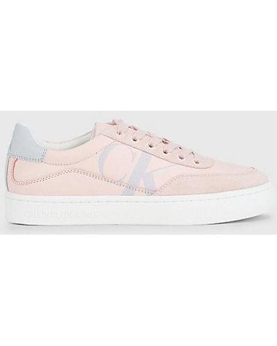 Calvin Klein Leren Sneakers - Roze