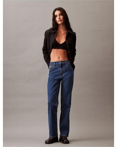 Calvin Klein Original Bootcut Fit Jeans - Blue