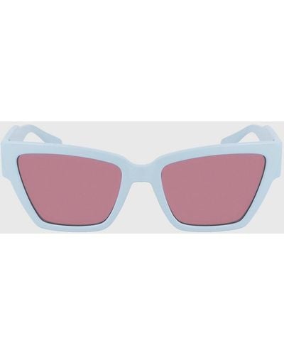 Calvin Klein Cat Eye Sunglasses Ckj23624s - Purple