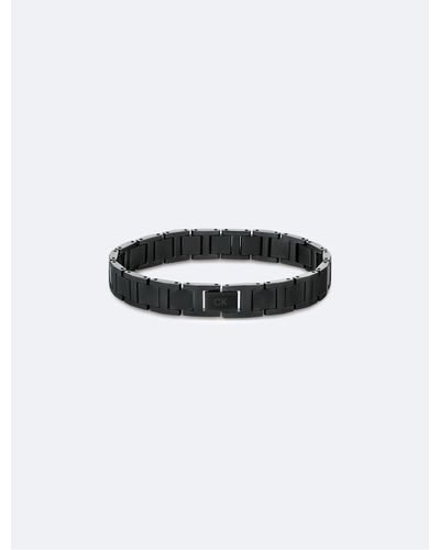 Calvin Klein Geometric Link Bracelet - Black