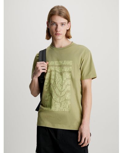 Calvin Klein Logo T-shirt - Green