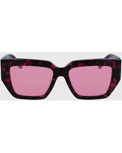 Calvin Klein Butterfly Sunglasses Ckj23608s - Pink