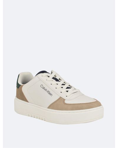 Calvin Klein Kiko Colorblock Sneaker - White