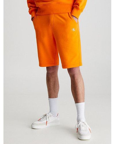Calvin Klein Monogram joggingshorts - Oranje