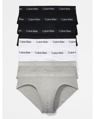 Calvin Klein Cotton Stretch 7-pack Hip Brief - Multicolor