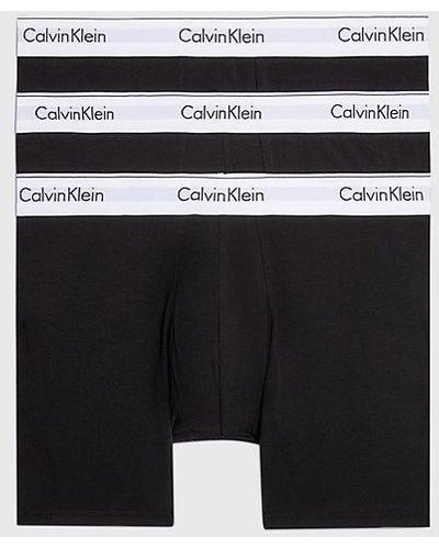 Calvin Klein 3er-Pack Boxershorts - Modern Cotton - Schwarz