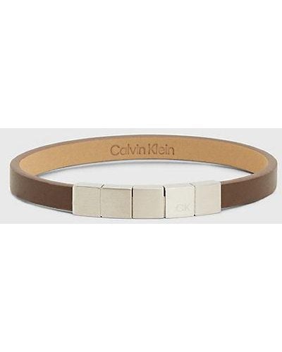 Calvin Klein Armband - Minimalistic Squares - Wit