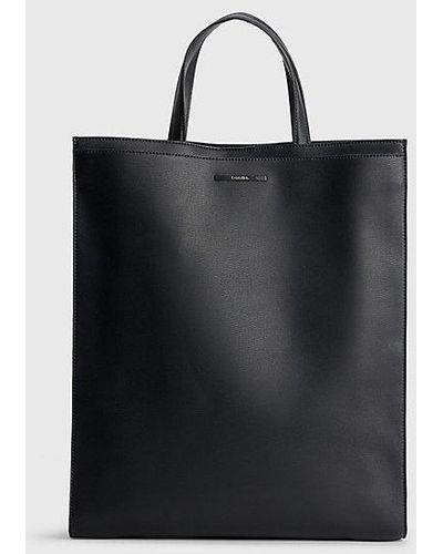 Calvin Klein Tote-Bag aus recyceltem Material - Schwarz
