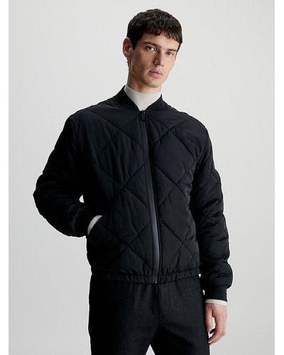 Calvin Klein Cazadora bomber acolchada - Negro