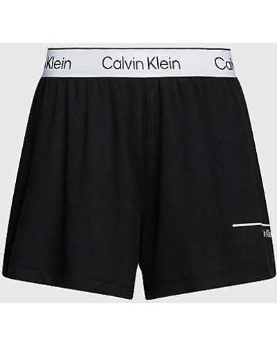 Calvin Klein Relaxed Badstof Strandshort - Ck Meta Legacy - Zwart