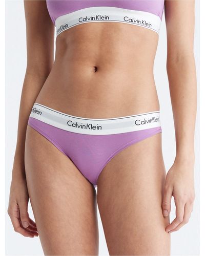 Calvin Klein Modern Cotton Bikini - Purple