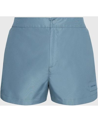 Calvin Klein Chino Swim Shorts - Ck Steel - Blue