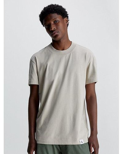 Calvin Klein Baumwoll-T-Shirt - Grau