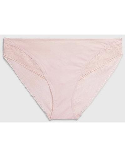Calvin Klein Braguita clásica - Ultra Soft Lace - Rosa