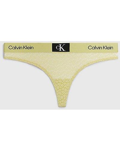 Calvin Klein Kanten String - Ck96 - Meerkleurig
