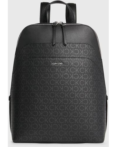 Calvin Klein Sac à dos professionnel avec logo - Noir
