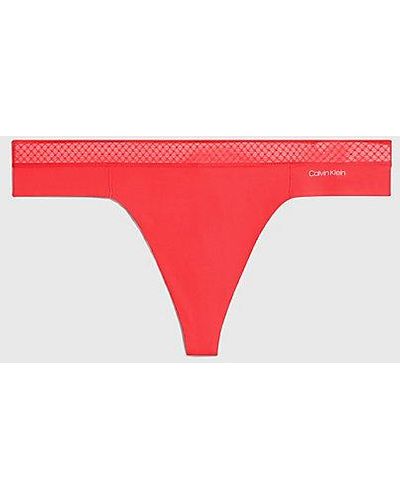 Calvin Klein Tanga - Seductive Comfort - Rojo