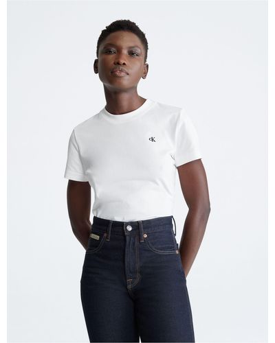 Calvin Klein T-shirts for Women | Online Sale up to 76% off | Lyst