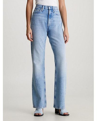 Calvin Klein Authentieke Bootcut Jeans - Blauw