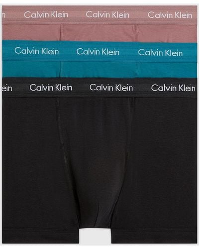 Calvin Klein Boxer Lot De 3 Caleçon Coton Stretch - Multicolore