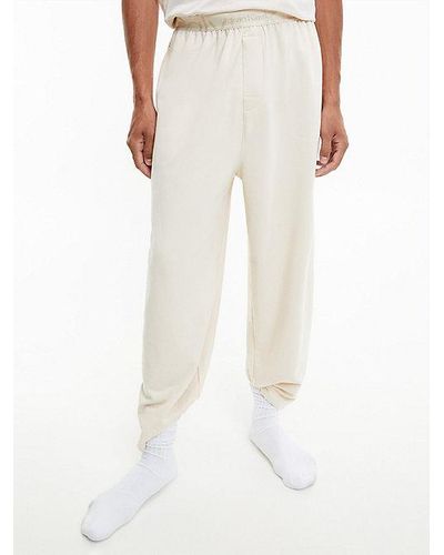 Calvin Klein Pantalón de pijama - Embossed Icon - Blanco