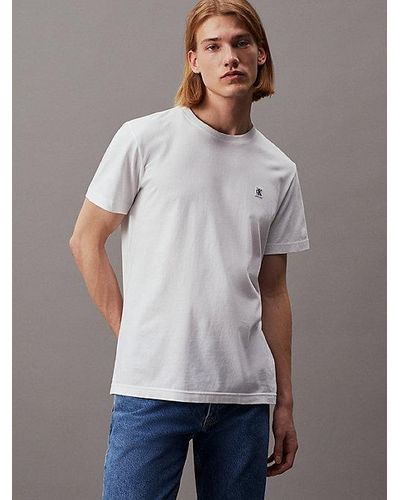 Calvin Klein Monogram T-shirt - Wit