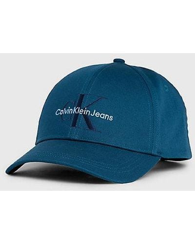 Calvin Klein Logo-Kappe aus Twill - Blau