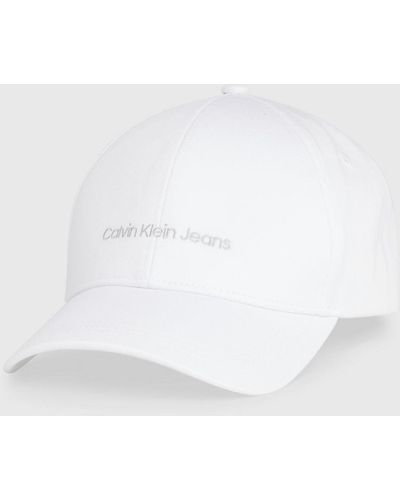 Calvin Klein Casquette en sergé - Blanc