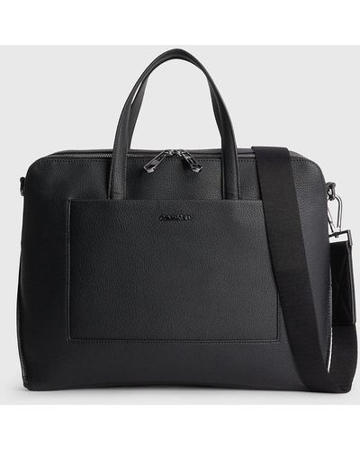 Calvin Klein Recycled Laptop Bag - Black