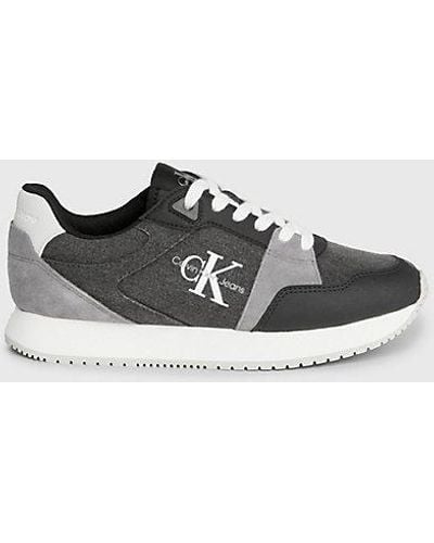 Calvin Klein Canvas Sneakers - Zwart