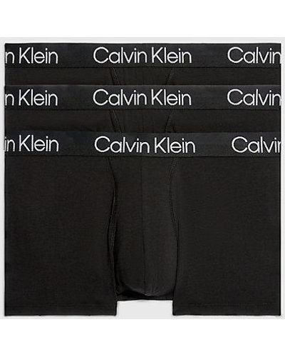 Calvin Klein Pack de 3 bóxers - Modern Structure - Negro