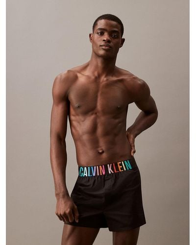Calvin Klein Slim Fit Boxers - Intense Power Pride - Brown