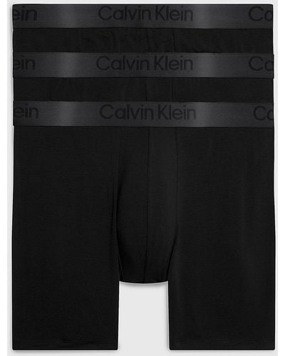 Calvin Klein 3 Pack Boxer Briefs - Ck Black