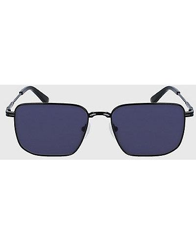Calvin Klein Gafas de sol rectangulares CK23101S - Azul