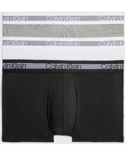 Calvin Klein 3 Pack Trunks - Cooling - Grey