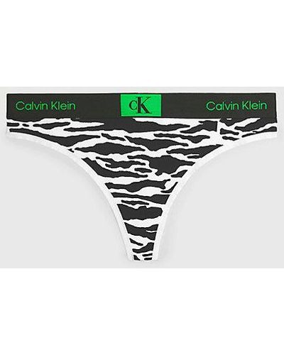 Calvin Klein String - Ck96 - Groen