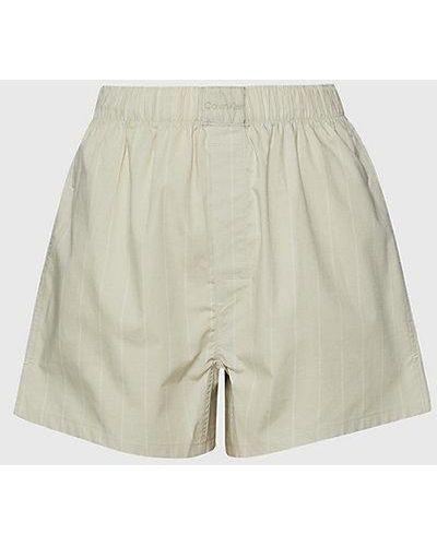 Calvin Klein Pyjama-Shorts - Pure Cotton - Mehrfarbig