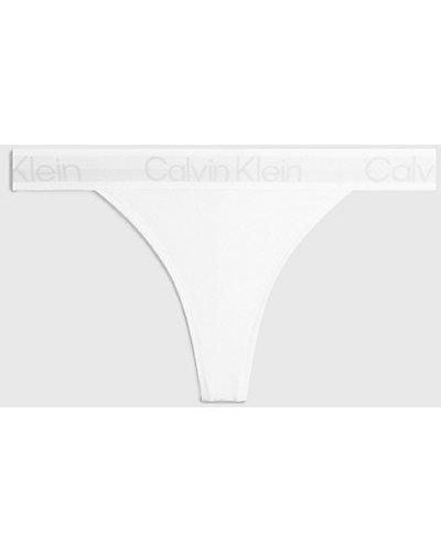 Calvin Klein String - Modern Structure - Weiß