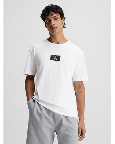 Calvin Klein Camiseta de estar por casa - CK96 - Blanco