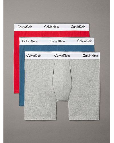Calvin Klein 3-pack Boxers Lang - Modern Cotton - Wit
