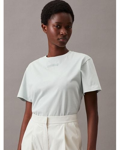 Calvin Klein T-shirt slim en coton - Multicolore