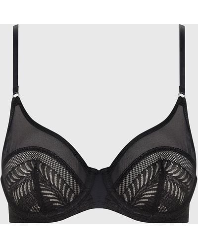 Calvin Klein Soutien-gorge corbeille - Minimalist Lace - Noir