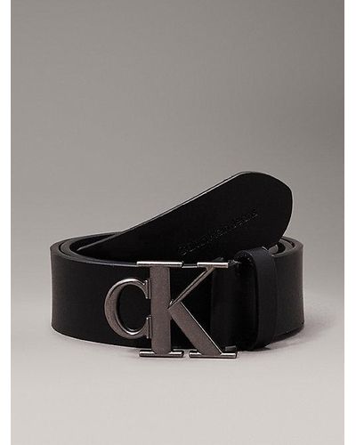 Calvin Klein Cinturón de cuero - Marrón