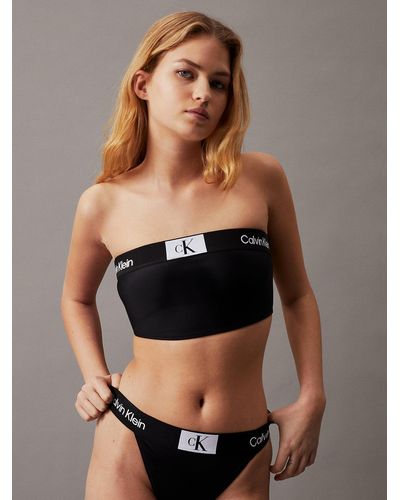 Calvin Klein Haut de maillot de bain bandeau - CK96 - Noir