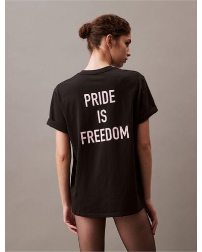 Calvin Klein Pride Is Freedom Logo T-shirt - Multicolour