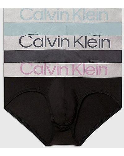 Calvin Klein Pack de 3 slips - Steel Micro - Multicolor