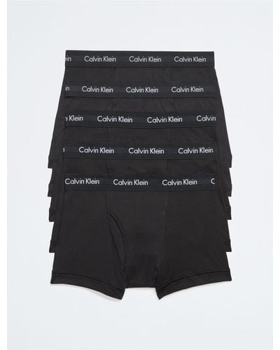 Calvin Klein Cotton Classics 5-pack Trunk - Grey