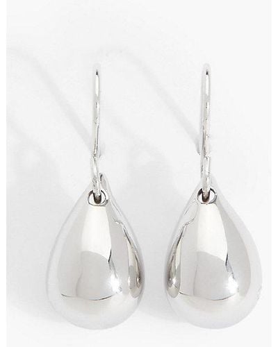 Calvin Klein Earrings - Sculptured Drops - - Silver - Women - One Size - Weiß